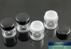 100pcs/lot 5g Plastic Clear Eyeshadow Highlight Powder Glitter Cream Container Bottle Jar Packing with Flip Sifter