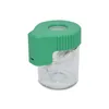 Vacuum Seal Pill Box Caso Garrafa frasco de vidro para visualização LED Air apertado prova de vidro Recipiente de armazenamento Stash Jar Jar Magnifying