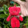 Poupée ours en peluche, cadeaux de la saint-valentin, animaux en peluche, petit sac, pendentif, décoration de Bouquet, poupées en peluche