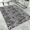 Hem Anti-Slip Carpets Bedroom Bedside Mattor Inredning Entré Dörrmatta 3D Tryckt Abstrakt Geometrisk Optisk Illusion Badrum Vardagsrum Golvmatta