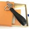 Wholesale high quality leather key chain fashionable classic bag pendant accessories with box packaging