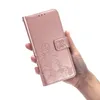 Pour Xiaomi Poco X3-NFC Étui en cuir PU motif trèfle à quatre feuilles porte-bonheur avec dragonne (Modèle: X3NFC)