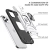 Pour iPhone 12 Pro Max 6.7 12 Mini 5.4 Hybrid Armor Case Car Magnetic Kickstand Phone Case Antichoc Back Cover D1