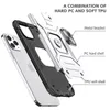 Shockproof Hybrid PC TPU Armor Car Holder Magnet Defender Case For OPPO Reno 5 Lite A94 Finger Ring Cover A