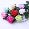 Gift Wrap Single Rose Box Valentines Day Wrapping Silk Ribbon Cone Carton Transparent Paper Case Wedding Decoration