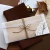 50 PCS/Lot Gift Wrap Pinkinahy Vintage Wedding دعوة الزفاف للبطاقات