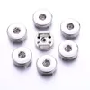 Bouton pression bijoux couleur argent placage pont glisser breloques ajustement 18mm boutons pression bracelet à bricoler soi-même pour femmes hommes Noosa