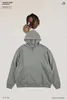 Erkek hoodies tanrı hissi sezon 6 gri hoodie sis yüksek sokak moda placket düğmesi erkek ve kadın kazak palto