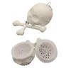 Overlying Skull Silicone Tea Infuser Loose Leaf FDA LFGB Creative Filter Halloween Gift