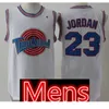 Mens Space Jam Jersey 23 Michael Bugs 1 Bunny Daffy 2 Duck Lola 10 Bunny 13 Tweety 22 Bill # Murray Basketball Jerseys Black White S-XXL