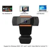 Webcam HD 2021 avec microphone 720P mise au point automatique 2 mégapixels USB caméra Web en streaming pour ordinateur