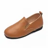 Enfants Casual Chaussures En Cuir Pour Garçons Filles Marron Confortable Belle Loisirs Chaussures Taille 21-30 Enfant Arrivée Printemps 220225