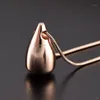 Pendant Necklaces High Polished Little Teardrop Urn For Ashes Stainless Steel Cremation Jewelry Memorial Necklace Women Men 4 Colors1