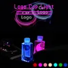 LED Luminous Water Coaster 68x8mm Non-slip Water Coaster Colorful USB Car Interior Atmosphere Light LED Cup Drink Holder