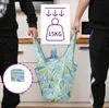 Ny polyester Fällbara shoppingkassar Ljusfodral Bag Eco-Friendly Hand Carry Bag Shopping Handväska Tote Vegetabiliska Fruktförvaringspåsar
