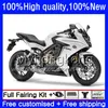 Kit Pour HONDA CBR 650 F CBR-650F 2011 Blanc Perle 2012 2013 2014 2015 53HM.8 CBR 650F CBR650 F CBR-650 CBR650F 11 12 13 14 15 16 Carénages