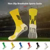 Professionella män fotboll strumpor anti slip strumpor ridning cykla sport sock nylon andas löpande strumpor