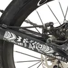 16-calowy chromowany molibden stalowy składany rower rowerowy 9-prędkość przenośna miejska rowery składane podwójne hamulce dorosłe rowery