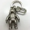 Luxury Designer Astronaut Keychain Cell Phone Straps & Charms Bag Stainless Steel Pendant Space Hanging Chain Car Charm Pendant Birthday Gift Key Holder