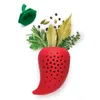 Peppar Shape Spice Filter Silicone Tea Infuser Strainer Spice Chili Herbal Infuser Filter Verktyg Seasoning Kit Köksartiklar