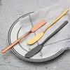 Couteau à beurre polyvalent sécurité robuste en acier inoxydable confiture gâteau crème spatule outils de cuisine résistants à la rouille facile à nettoyer 3 9zz ddFlexible