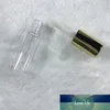 Tubes de brillant à lèvres vides de 100 ml, Mini flacons d'échantillon transparents avec bouchon or, argent et noir, conteneur d'emballage DIY, 1.2 pièces