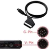 1,8 m/6 ft RGB Scart AV Kabel PAL Version V-Pin C-Pin 9 pin Stecker Blei audio Video Stecker Für Sega Genesis 2 Mega Drive MD NTSC UNS