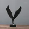 Abstrato anjo asa escultura resina águia asa forma estátua decoração para casa acessórios ornamentos escritório clube t2007097442566