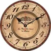 Design Non Ticking 16 Arabic numerals Wall Clock - Battery Operated Wall Clock Coffee Shop Restaurant Silent Clocks222r