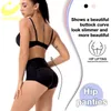 LAZAWG Vrouwen Controle Slipje met Pad Butt Lifter Hip Enhancer Mesh Ondergoed Push Up Big Ass Fake Butt Billen Body Shaper 220307