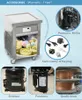 ETL Free shipment to door USA 52*52cm square pan kitchen FRY ICE CREAM ROLL MACHINE WITH FULL REFRIGERANT