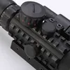 3-10x42EG Chasse Portée Optique Tactique Reflex Sight Riflescope Picatinny Weaver Mount Point Vert Rouge Avec Portée De Fusil Laser Rouge