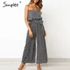 Simple off Ombro Sexy Jumpsuit Mulheres Elegant Sashes Jumpsuit Long Macacão Verão Sólido Leopardo Imprimir macacão Playsuit 2019 T200107