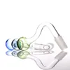 Shisha Parts 2021 Colorful Pyrex Glass Oil Burner 10mm 14mm Male pipe Clear pipes banger Nail