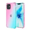 Dégradé Double Couleur Transparent TPU Antichoc Téléphone étuis pour iphone 13 12 11 Pro Max XR XS 8 7 6 Plus S21 S20 Note20 Ultra A22 A03S A02S A12 A32 A52 A72 A82 S21FE