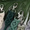 Portachiavi nappa per le donne Boho portachiavi portachiavi portachiavi macrame sacchetto di fascino auto appeso gioielli regalo amici