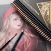 Chenyu 12/24/36/48/72 Акварельные карандаши Premium Soft Core Lapis De Cor Профессиональный растворимый цветной карандаш для художественной школы Выполните выставку 201214
