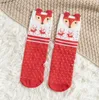 4 style Winter Woman Sock Red Christmas Skarpetka Śliczna kreskówka Elk Deer Dog Socks Botton Keep Baby Girl Boy Miękkie skarpetki