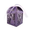 100 stuks paar ontwerp luxe lase-cut bruiloft snoep snoep geschenk gunst dozen met lint tafeldecoraties voor feestartikelen 201005324777