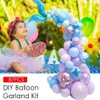 87 pcs sereia balão arco conjunto de cauda sereia balões pequenas sereias decorações suprimentos casamento menina decoração festa de aniversário