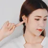 여성을위한 스테인레스 스틸 후프 귀걸이 한국어 매력 드롭 귀걸이 쥬얼리 입방 지르코니아 액세서리 선물 EH409