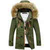 Jaquetas masculinas Atacado - 2021 Winter Men Fur Hooded Casaco Casual Army Tactical Jacket Marca Masculino Suéter Windbreaker PLU À Prova D 'Água