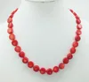 Collier de corail naturel véritable et exquis, bijoux de banquet pour dames, 18quot12819792