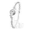 Mode Snap Jewelry Chain Snap-knapparmband med hummer-klo-spolar Fit 12mm DIY för WOM BBYRWU
