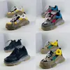 Balencigaa crianças Balenicass Best Triple Quality S infantil infantil infantil tênis big little tênis pai sapato de espessura de sapatos de corrida casual sports