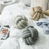 Fowecelt rond en peluche noeud oreillers oreillers décoratifs pour le salon bureau décor à la maison canapé chaise coussins bébé dormir câlin 2273T