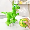 Радиоуправляемый динозавр тираннозавр рекс животное звук дистанционного управления динобот электрический ходячие животные игрушка музыка свет спрей детская игрушка 2012109836674