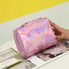Unicorn Kozmetik Çantası Moda Seyahat Taşınabilir Uygun Sikke Çanta Renkli Lazer Küçük Makyaj Çantaları Kız 20211221 H1