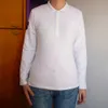 여성 폴로 셔츠 긴 소매 셔츠 느슨한 자수 바느질 여성 탑 코튼 하라주쿠 봄 캐주얼 셔츠 여자 4 색 WP70s