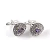 قميص الأعمال الرسمي للرجال Zircon Diamond Cuff Links Cufflinks Button Button Fashion Modern Will and Sandy